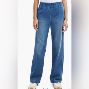 The Traveler Pull-On High Waist Wide Leg Denim Trouser
JEN7 BY 7 FOR ALL MANKIND